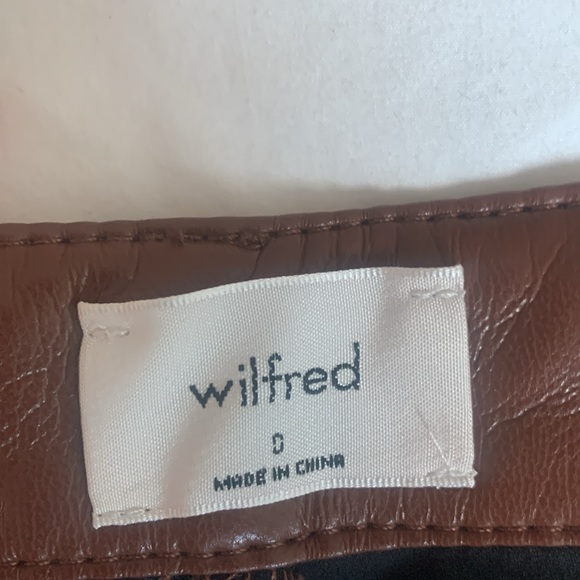 Wilfred faux leather slacks - Picture 6 of 11